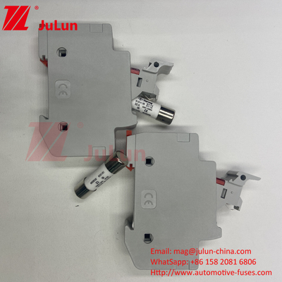 Silver Element Solar PV Fuse For IEC60269.6 Standard Din Guide Fuse Holder