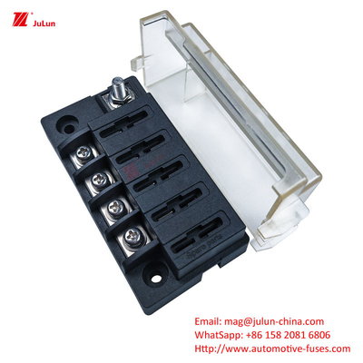 Heavy Duty Vehicle Parts 30A-500A Rated Voltage 32V Circuit Protection Fuse Box For Electric Motor Homes