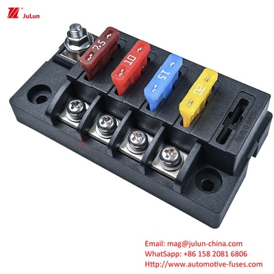 Heavy Duty Vehicle Parts 30A-500A Rated Voltage 32V Circuit Protection Fuse Box For Electric Motor Homes