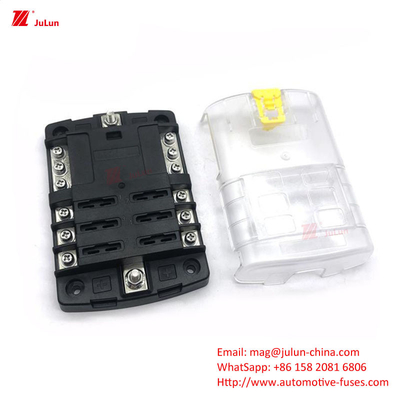 ANS Auto Parts Electronic Circuit Current 30-50A Small Bolt Fuse Holder For Automotive System Can Reset Circuit Breaker