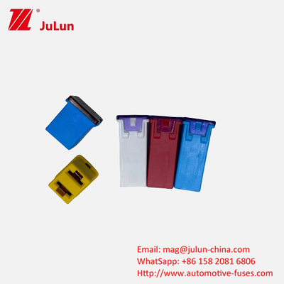 Amp Blade Fuse Enhanced Safety Customizable LOGO For Electric Vehicles Littel Automobile Square Fuse 32V 58V