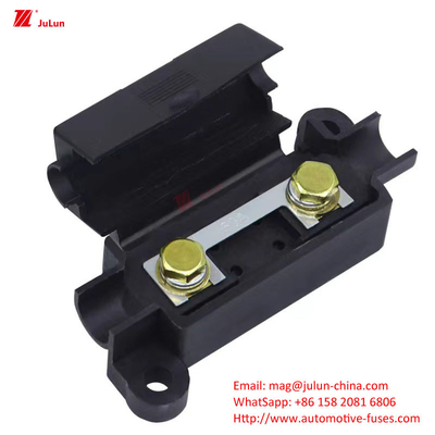 Eu UL 32V 30A-500A Copper Automotive Fuse Holder Fork Bolt Fuse Holder New Energy High Current Fuse
