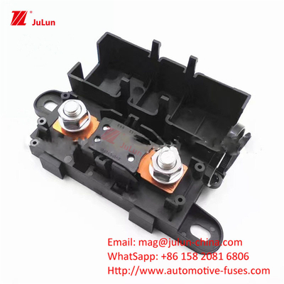 Eu UL 32V 30A-500A Copper Automotive Fuse Holder Fork Bolt Fuse Holder New Energy High Current Fuse