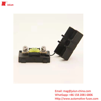 Eu UL 32V 30A-500A Copper Automotive Fuse Plastic / Nylon Automotive Fuse Seat