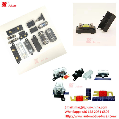 Eu UL Auto Parts ANS/MIDI Small Good Fuse Holder With 30A-500A Holding Current For Automotive Electronic Circuit Protect
