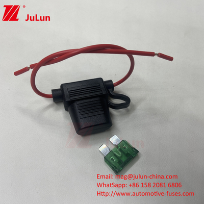 20A Low Voltage Fuse Holder Cartoned Fuse Series Red / Black