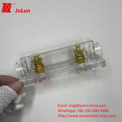 Customizable Logo Low Voltage Fuse Holder With Moisture Temperature Drop Resistance