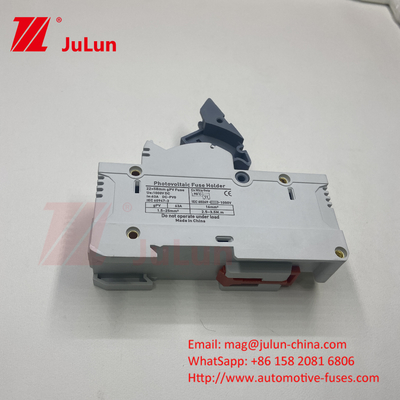 AC RT18-32X Fuse Holder Fusibles Base Box 10x38MM 500V Fast Blow Ceramic RO15 RT18 DIN Rail Moun Single Fuse Holder