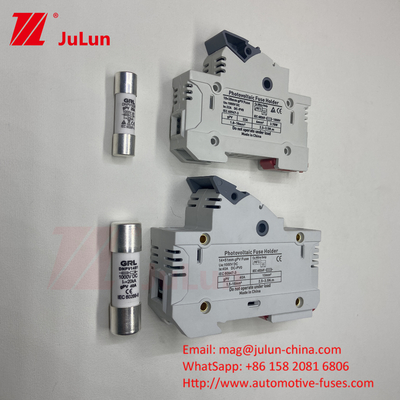 1000V Solar PV Fuse Holder With Fuse DNPVF1-32 14*51mm 1000dc 250 315 350 Solar Pv Fuse 1500v Fuse Conne