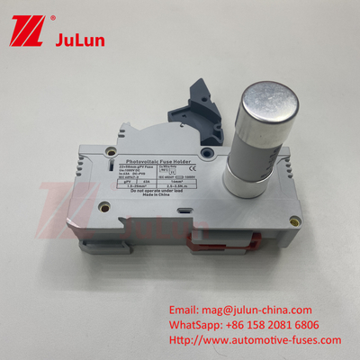 Solar PV Fuse For Photovoltaic  DC1000V 10X38 Ceramic Fuse Holder With Isolator Switch 10X