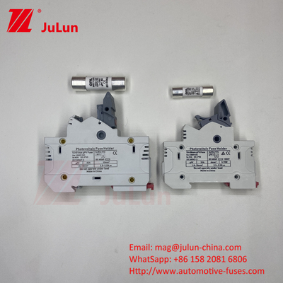 Solar PV Fuse For Photovoltaic  DC1000V 10X38 Ceramic Fuse Holder With Isolator Switch 10X