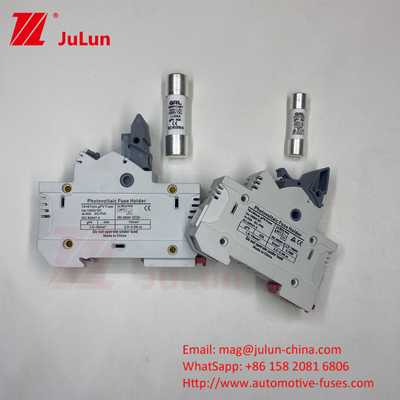 Solar PV Fuse For Photovoltaic Fuse Holder 30 Amp Rt18-32 10x38 Fuse Base Thermal Fuse 16a 220v 10*85mm