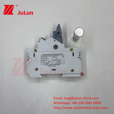 Solar PV Power Fuses For Solar Power System Protection Holder Box Base Fast Blow Ceramic 14x