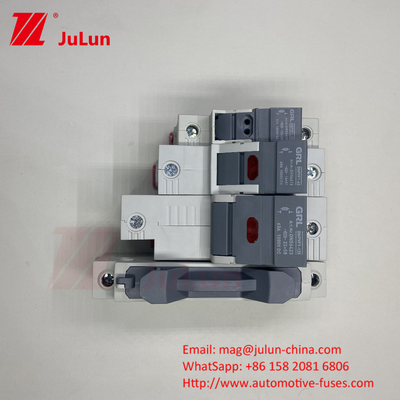 Solar PV Fuse With Silver Fuse Element Material 32A 3P  10*38 1000VDC