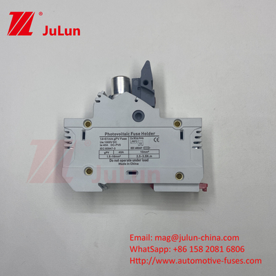 Solar PV Fuse With Silver Fuse Element Material 32A 3P  10*38 1000VDC