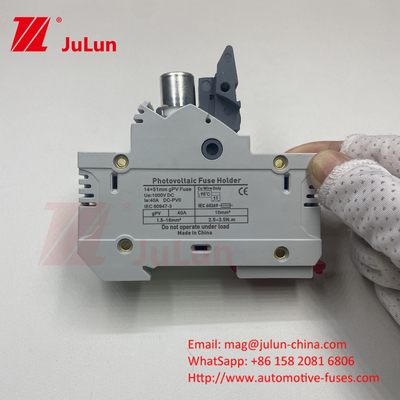 Solar Photovoltaic Inverter Solar Panel Thermal Fuse AC RT18-125 Fusible 10x38 6A Italweber Isolator