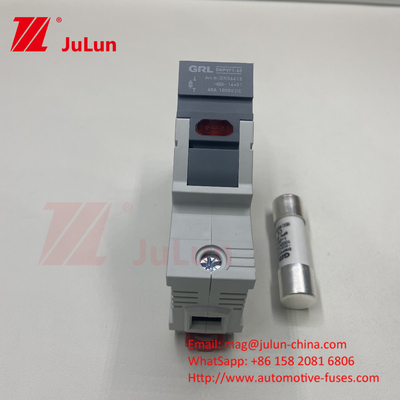 SeanRo Solar PV Din Rail Fuse Holder For Fuse Link 10*38mm 1000V 15amp Dc Fuse 25A