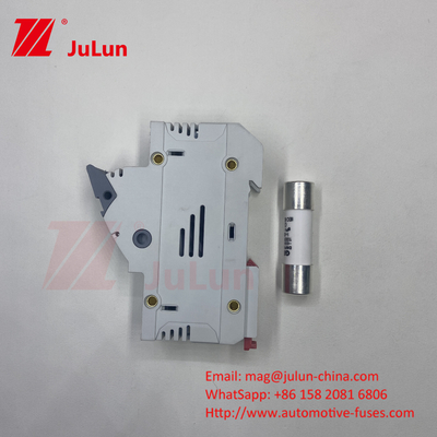 SeanRo Solar PV Din Rail Fuse Holder For Fuse Link 10*38mm 1000V 15amp Dc Fuse 25A