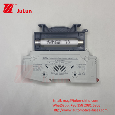 1500VDC Solar PV Fuse For Photovoltaic Module Protection Within 500VDC Rated Voltage