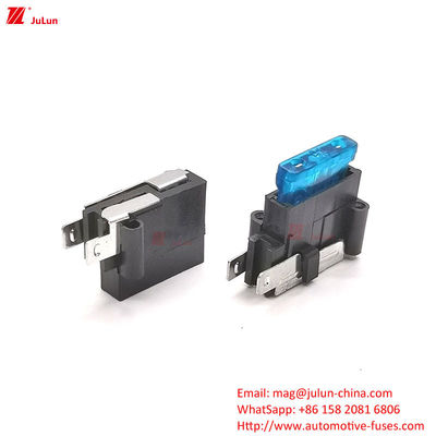 32V Rated Voltage Copper Contact Automatic Reset Circuit Breaker 30A-500A Car Fuse Holder Nylon Plastic
