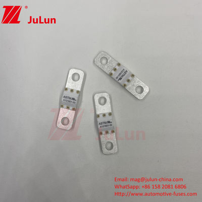 ASTM A121601-80A 125VDC EV Fast Charger / Electric Vehicle Fast Charging  Medium Fusing Bolt Screw Terminal Fuse