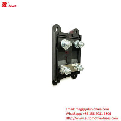 Eu UL Certified Electric Vehicle 32V DIN Track Fuse Holder Single-Pole Bipolar Automatic Copper Fuse Holder