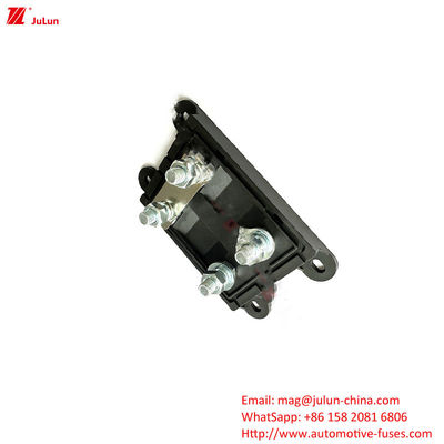Eu UL Certified Electric Vehicle 32V DIN Track Fuse Holder Single-Pole Bipolar Automatic Copper Fuse Holder