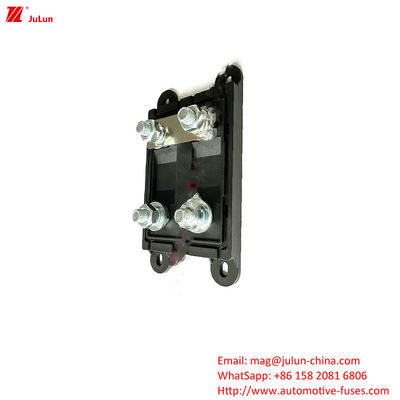 Eu UL Certified Electric Vehicle 32V DIN Track Fuse Holder Single-Pole Bipolar Automatic Copper Fuse Holder