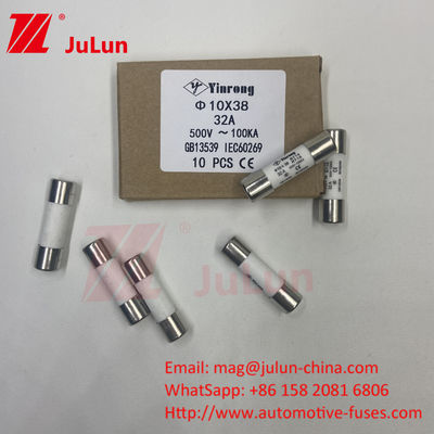 2A AC220V / AC380V / AC500V /AC690V / AC800V Photovoltaic System Thermal Fuses For Solar String Protection