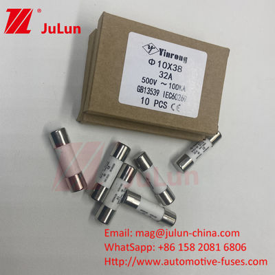 4A AC220V AC380V AC500V AC690V AC800V 1000V Solar PV Fuses 10 x 38mm 1000VDC Pv String Fuses UL TUV CE RoHS