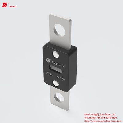 70VDC 150-550A Bolt Screw Breaking Capacity Electric Vehicle Fuse EV320-5C