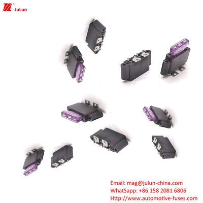 Automobile Fuse Protector 32V 100A Copper Contact One Pole Small Automobile Fuse Holder In Line