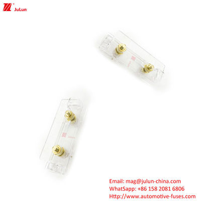 2 Pole 30 Amp Automotive Fuse Holder Professional Auto Parts Copper Contact ANS / MIDI