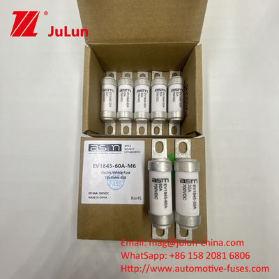 EV1845 700VDC 10A 10KA DC Bolt Fuse for Electric Car Charging ASTM