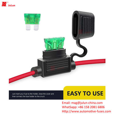 Plastic 50 Amp Automotive Fuse Holder 32 Volt