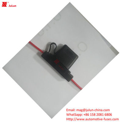 Bipolar Automotive Parts Copper Contact Car Fuse Holder 30A-500A 32V