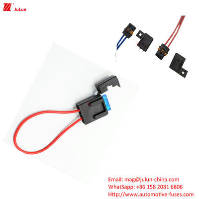 Plastic Shell Car Fuse Holder Auto Parts Copper Contact Circuit Protection 30A-500A 32V
