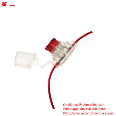 30A-100A Copper Auto Fuse Holder Plastic / Nylon Housing Unipolar Auto Parts