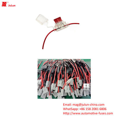 Eu UL Standard Fuse Holder / Box External Size Circuit Breaker Plastic / Nylon Housing Rated Current Voltage 25A-80A 32V