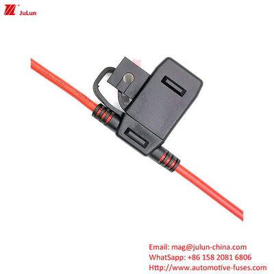 High Stability Electric Vehicle Fuse Holder 32V 25A-100A PVC Flame Retardant Polymer