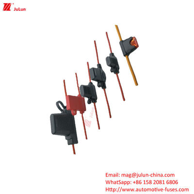 EU UL Standard Shipping Circuit Breaker Plastic / Nylon Shell Fuse Holder For Electronic Circuit Protection Of New Energy Vehicles Bus Excavators
