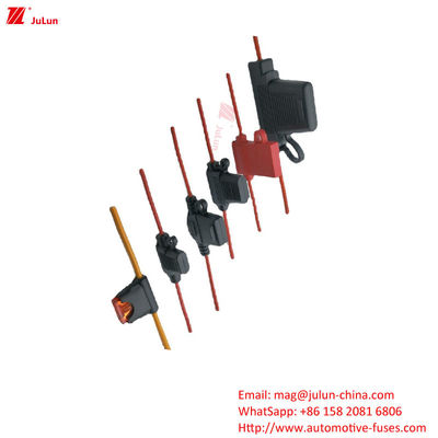 Compact Automotive Electrical Circuit Protection Copper Contact Fuse Holder