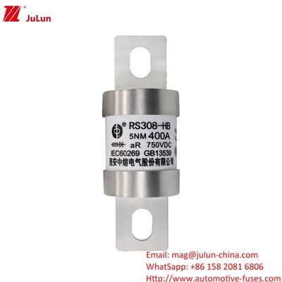 Screw Rated 200-400A 750VDC Automotive Fuse Holder with M8 M6 Screw Mounting