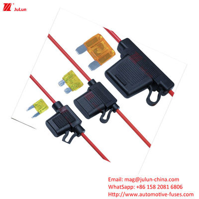 Eu UL Standard Automotive Spare Parts External Dimension Fuse Holder/Box Connection Line Waterproof Suitable For The Maximum Fuses Current 100A