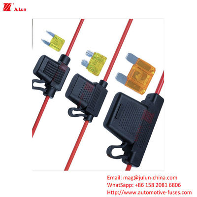 Medium, Small, Large Quality With Lead Waterproof Fuse Holder/Circuit Breaker Nylon Housing Material Rated Voltage 32V Automotive/Electric Vehicle/Bus Applications