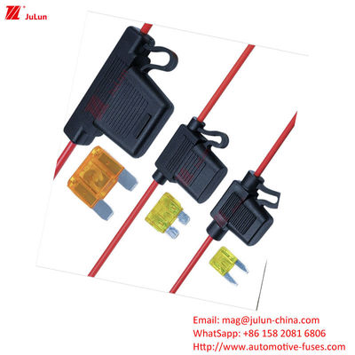 Inline Chip Fuse/Bracket/Circuit Protection Waterproof Fuse Holders Are Widely Used For Circuit Protection In All Types Of Vehicles Using Durable Copper Contact Materials