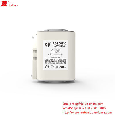 RSZ307-5-DAV 315A  Ev Charger Adapter Compatible for 450A-1800A 1500VDC Energy Fuse
