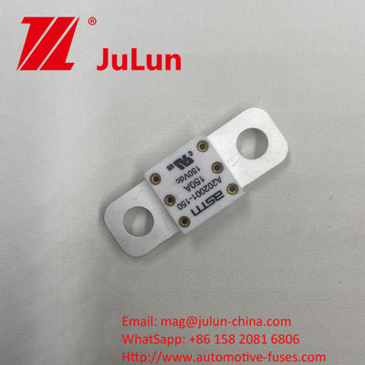 SCREW BOLT Mounting Method A202001 300A 150VDC Ceramic Vehicle Fuses for High Current Rating and Short Circuit Protection