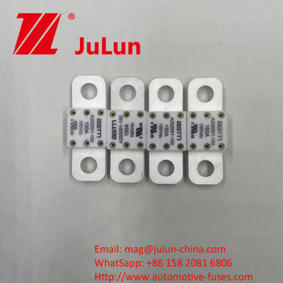 Ceramic Automotive Fuses ASTM A202001-200A 150VDC for EV Traction System Silver Material 20KA Breaking Capacity 16-20KA 400A 500A