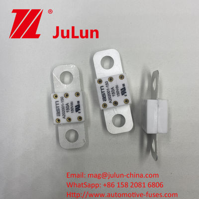 A202001-200A ASTM Ceramic Automobile Fuses for High Voltage Applications Breaking Capacity 20KA 100-350A Rated Voltage 150VDC